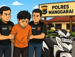 Polisi Tangkap Pelaku Curanmor Antar Kabupaten di Manggarai, Motor Korban Sempat Ditukar Tambah
