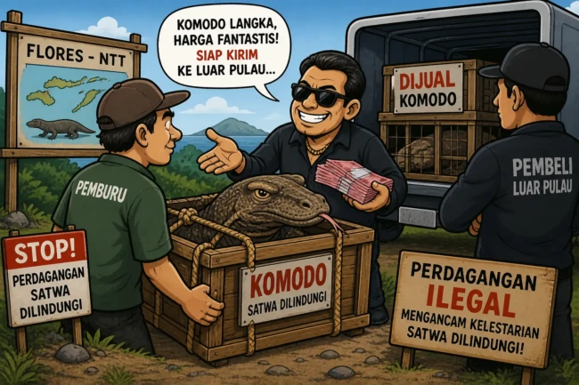 komodo dijual