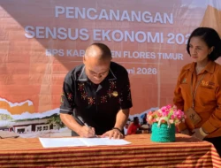 Dukung Pembangunan Daerah, Wabup Ignasius Boli Uran Canangkan Sensus Ekonomi 2026 Flores Timur