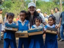 Luna Maya Bangun TK di Maumere, Donasi Mendiang Tante jadi Awal Harapan Baru Anak-anak NTT